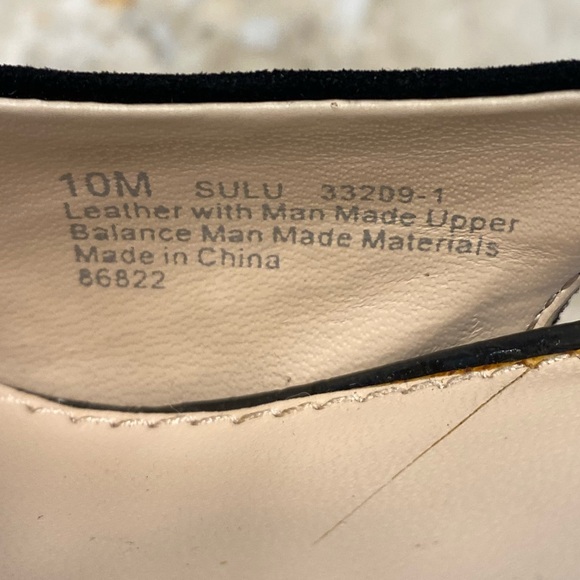 Franco Sarto Sulu Black Sueded Leather Snake Print Peep Toe Platform Pumps Sz 10 - Picture 11 of 13